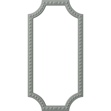 Ekena Millwork 24-in. W x 48-in. H Foster Running Coin Panel Moulding Kit Single Panel PMLKFO24X48A